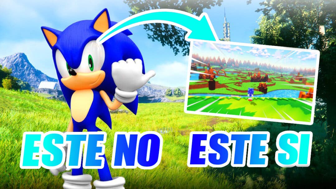 Este juego fan gratis le da mil vueltas a Sonic Frontiers ojalá lo