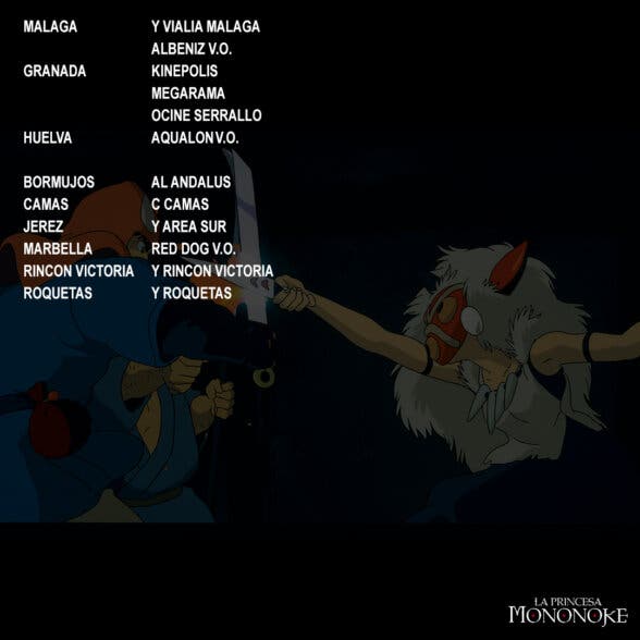 La Princesa Mononoke Vuelve Hoy A Los Cines Estas Son Las Salas De