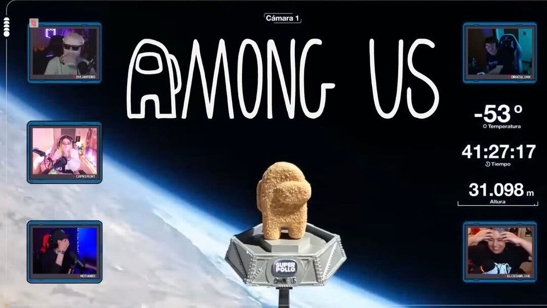 Lanzan Un Nugget De Among Us Al Espacio En Una Crossover Que Parece