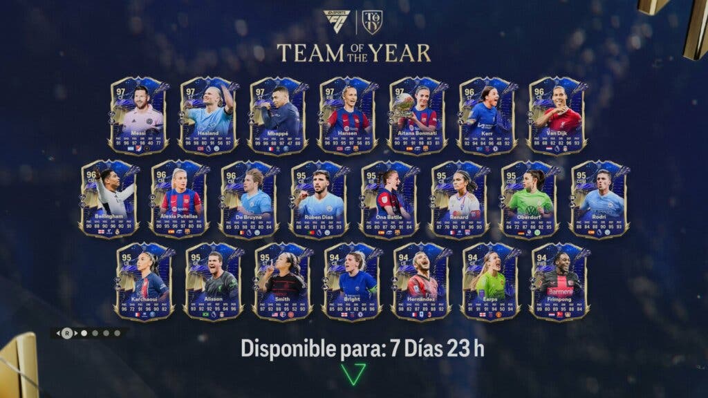 EA Sports FC 24 Ya Salen Todos Los TOTY Titulares A La Vez En Sobres