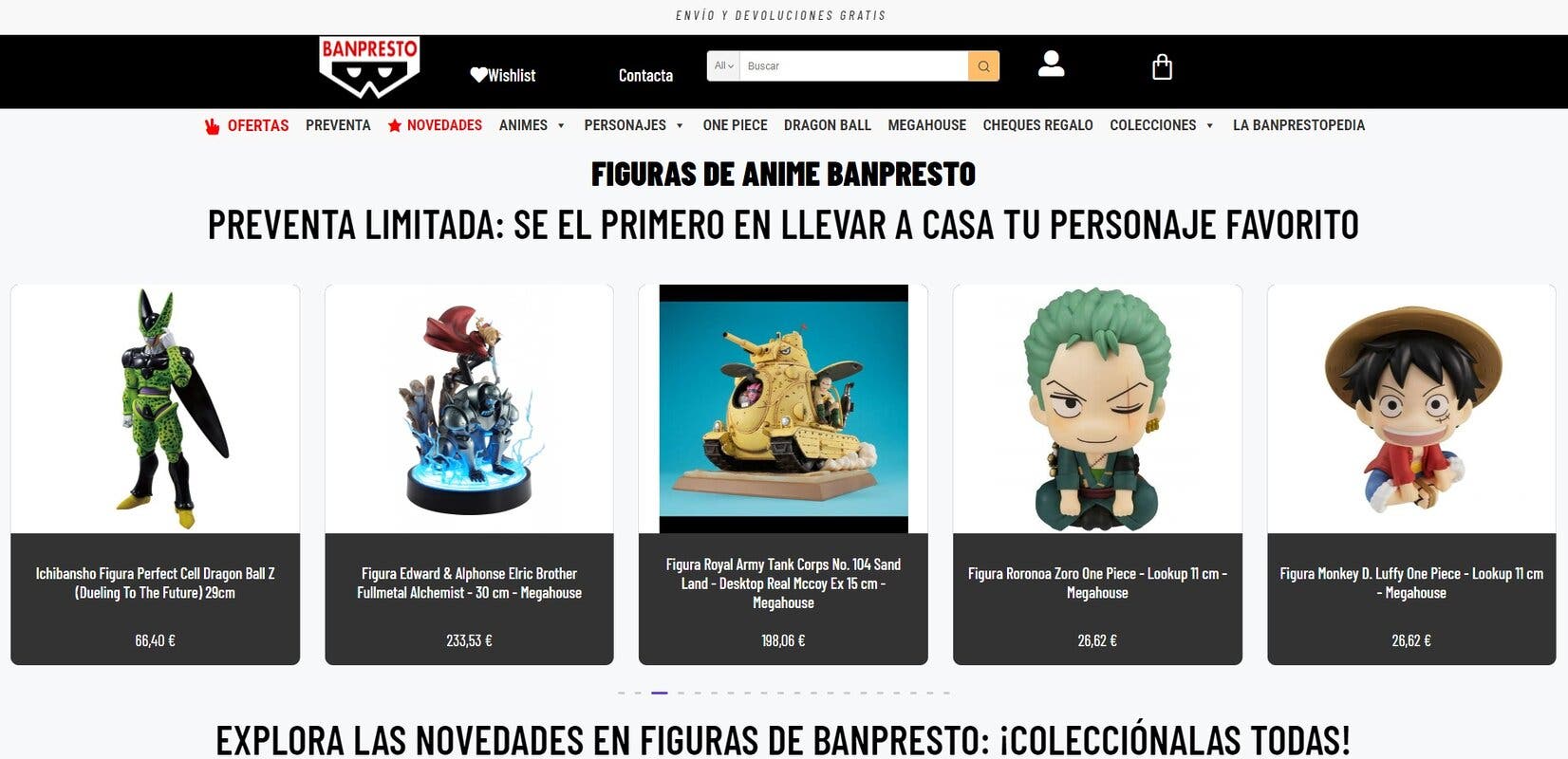 Las Mejores Tiendas De Anime Para Comprar Figuras Camisetas Y Todo