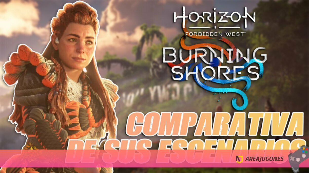 This is the comparison of Horizon Burning Shores locations with the reality of Los Angeles