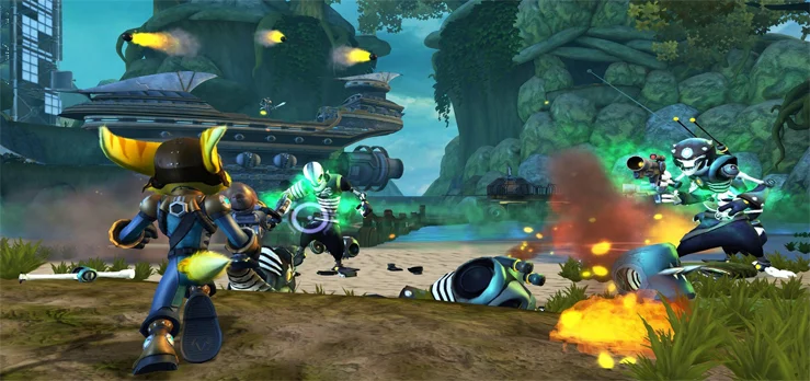 Imagen de Comparación gráfica entre el Ratchet & Clank de PlayStation 2 y PlayStation 4