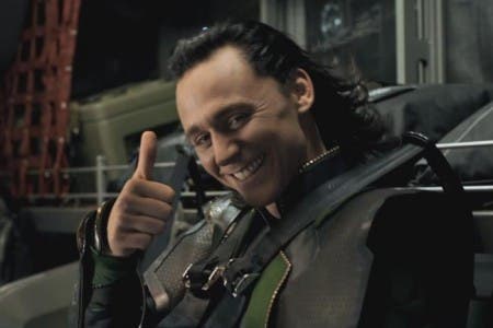 tom hiddleston en el rodaje de the avengers