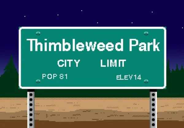Imagen de Thimbleweed Park presenta a uno de sus personajes protagonistas
