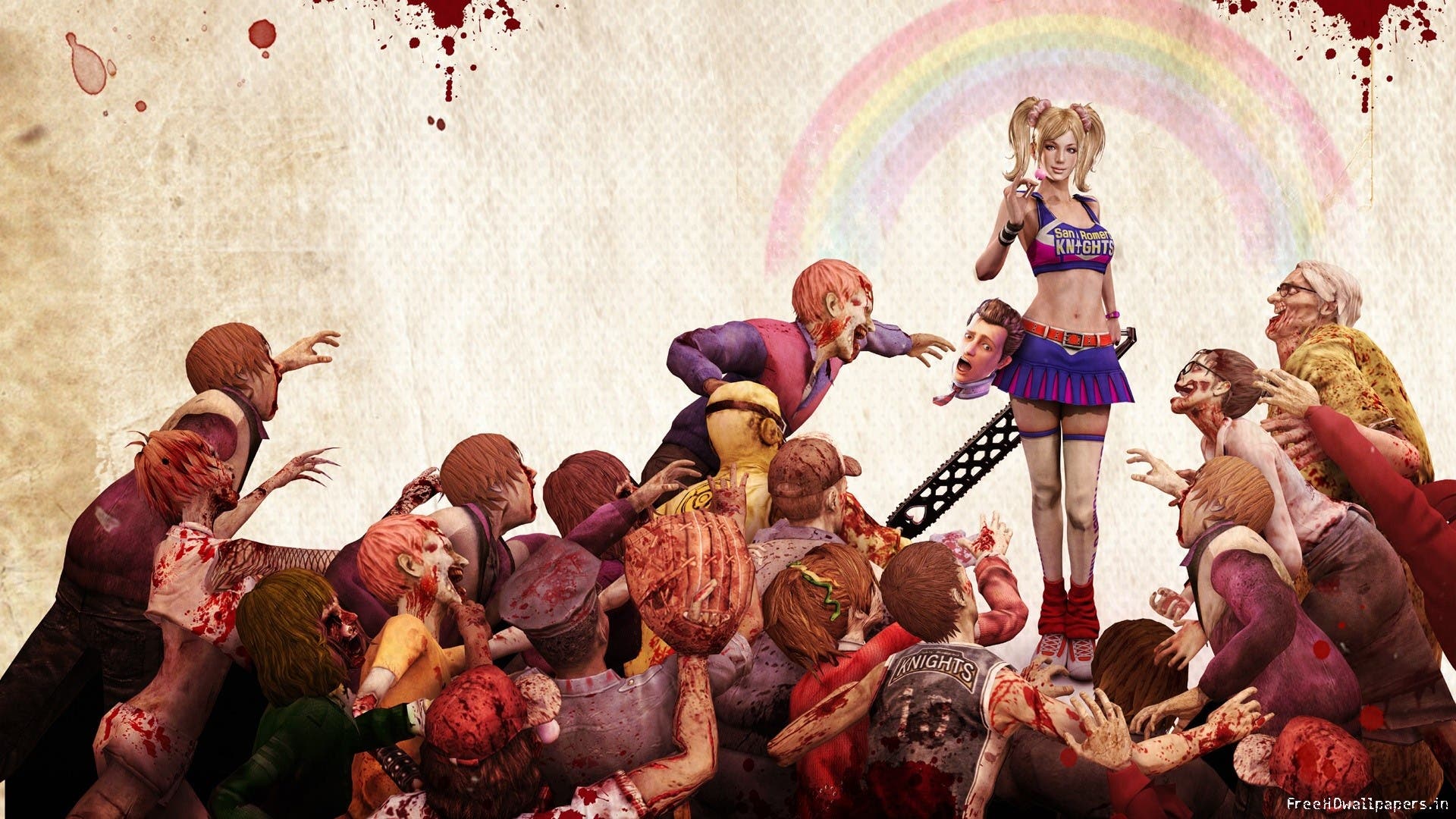 video games zombie lollipop chainsaw