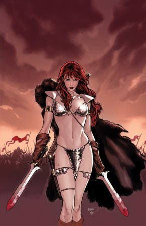 Red_Sonja_45_cover_by_PaulRenaud