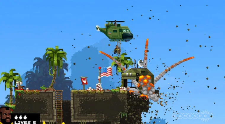 Imagen de Devolver indica que Broforce tiene en desarrollo una versión para Nintendo Switch