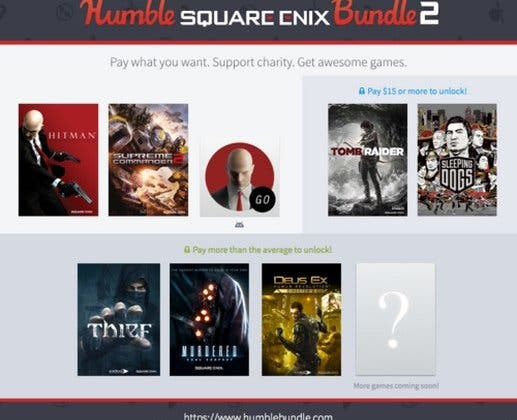 Imagen de Square Enix vuelve a protagonizar un Humble Bundle