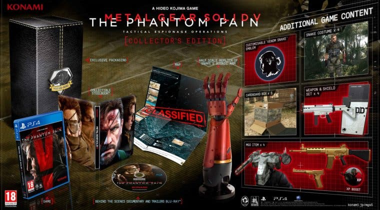 Imagen de Metal Gear Solid V: The Phantom Pain revela sus ediciones coleccionistas