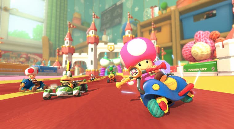 Imagen de Antes y después de Ruta del Lazo de Mario Kart 8