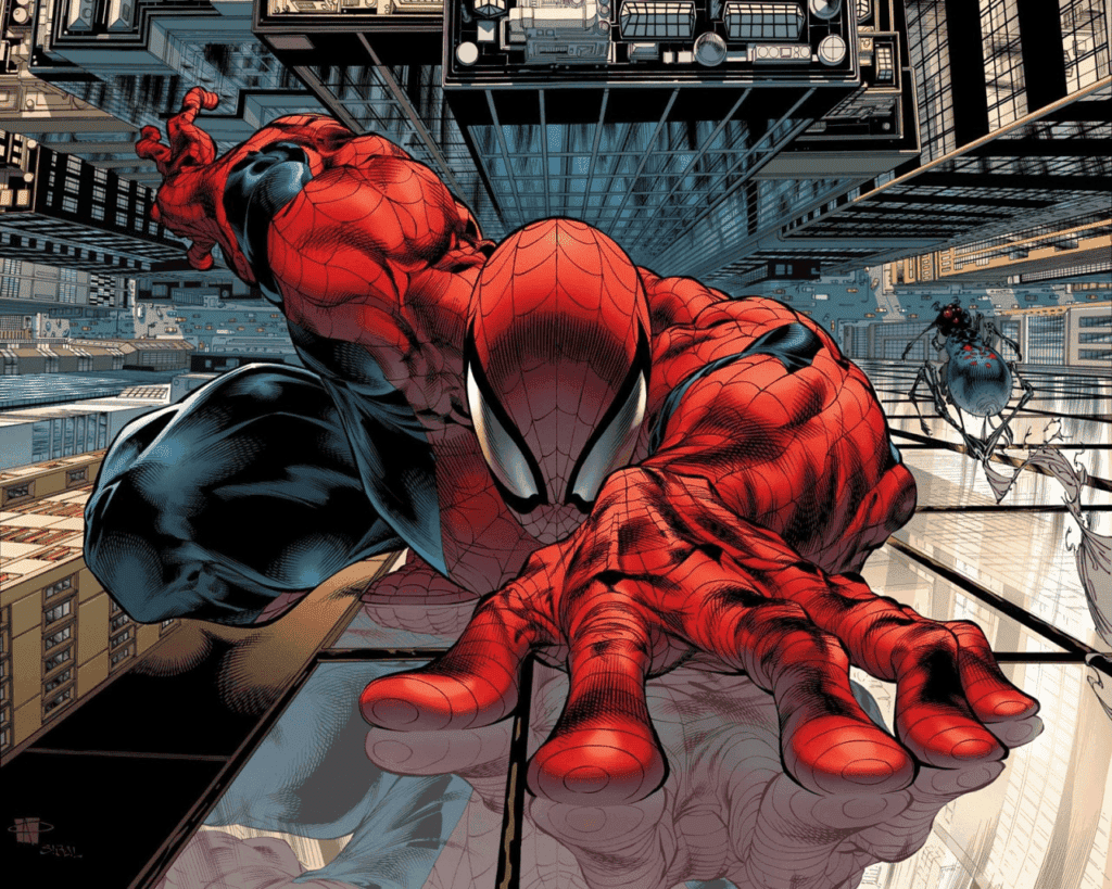 Spider Man wallcrawling