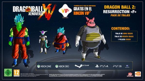 Ya disponible el DLC gratuito Movie Costumes Pack para Dragon Ball Xenoverse