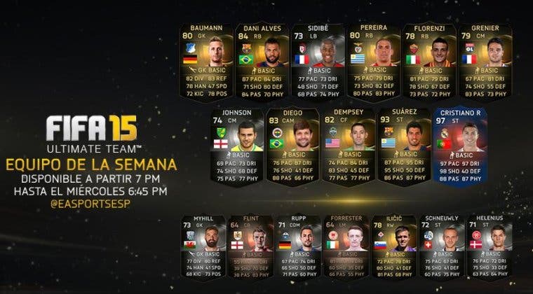 Imagen de Ya disponible el equipo de la semana en Ultimate Team