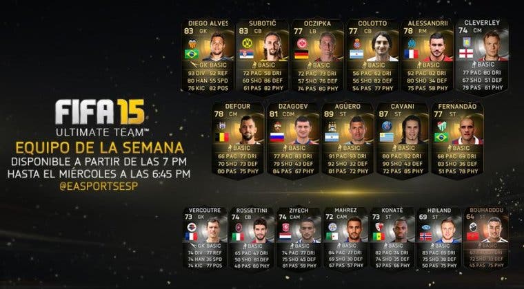 Imagen de Nuevo Equipo de la Semana ya disponible en FIFA 15 Ultimate Team