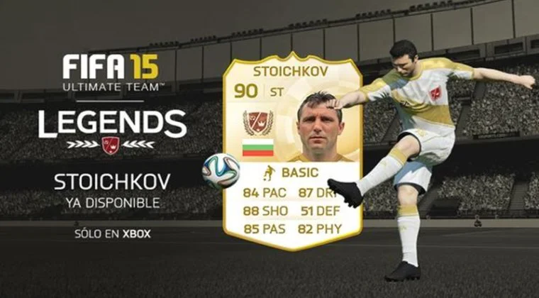 Imagen de Hristo Stoichkov, nueva leyenda disponible en FIFA 15 Ultimate Team