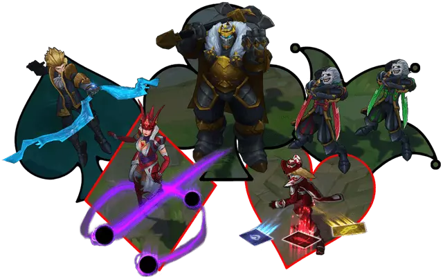 Imagen de Llegan los aspectos Baraja de Póquer a League of Legends