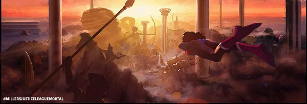 Imagen de Se filtran algunos concept art de la frustrada Liga de la Justicia de George Miller
