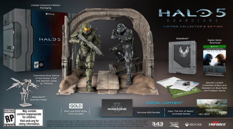 Imagen de Cambia tu clave de la edición coleccionista de Halo 5 por el disco