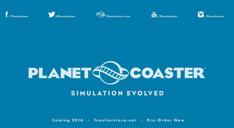 Imagen de Planet Coaster se revela mediante un tráiler