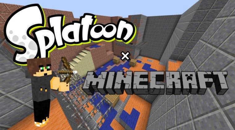 Imagen de Un mod consigue fusionar con acierto Minecraft y Splatoon