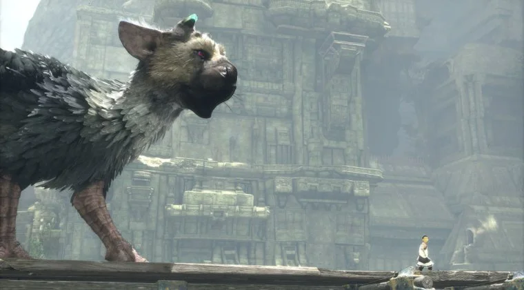 Imagen de The Last Guardian en el TGS a través de un panel interactivo