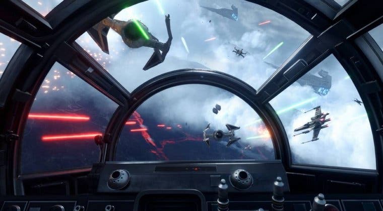 Imagen de Tráiler gameplay del nuevo modo de juego de Star Wars Battlefront "escuadrón de cazas"