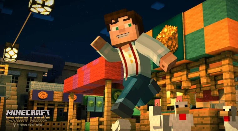 Imagen de Primer gameplay off-screen de Minecraft: Story Mode