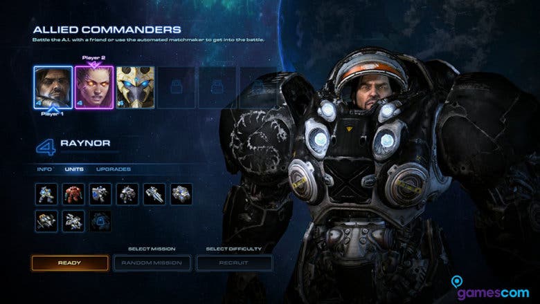 starcraft2 legacy of the void comandantes aliados gamescom 2
