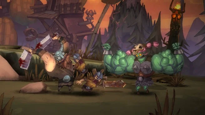Imagen de Zombie Vikings nos muestra su modo Versus en este gameplay