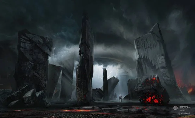 Imagen de ¿Cómo eran los concept-art de Planeta Cero para Cuatro Fantásticos?