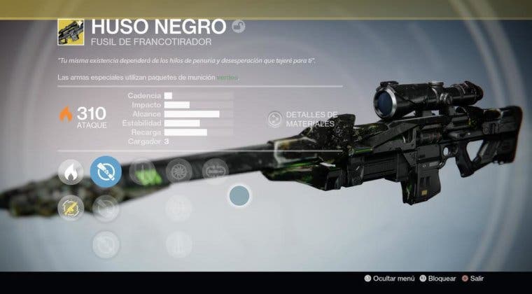 Imagen de Cómo conseguir el Huso Negro en Destiny: El Rey de los Poseídos