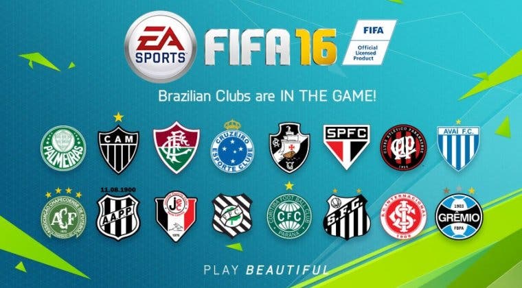 Imagen de 16 equipos brasileños se unen a FIFA 16