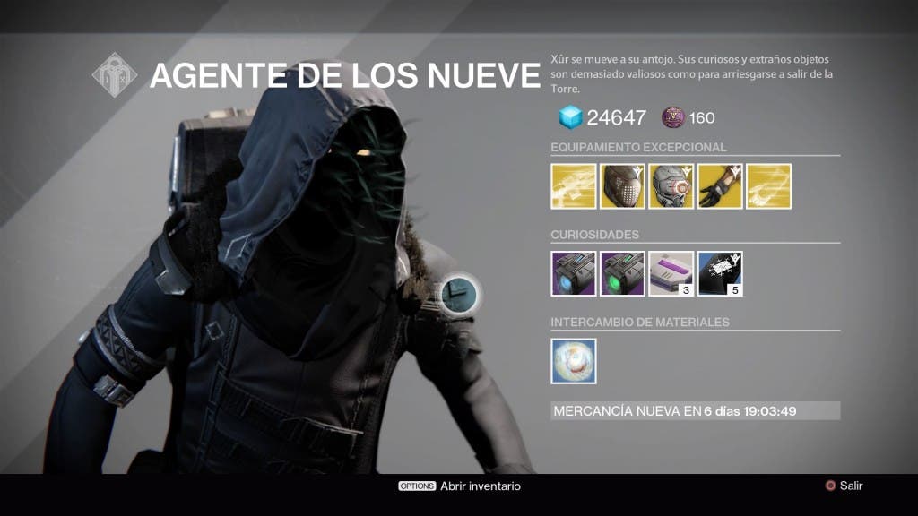 Destiny Xur 9/10/15