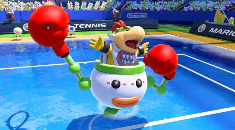 Imagen de Bowsy y Bowsitos se enfrentan en el nuevo tráiler de Mario Tennis: Ultra Smash