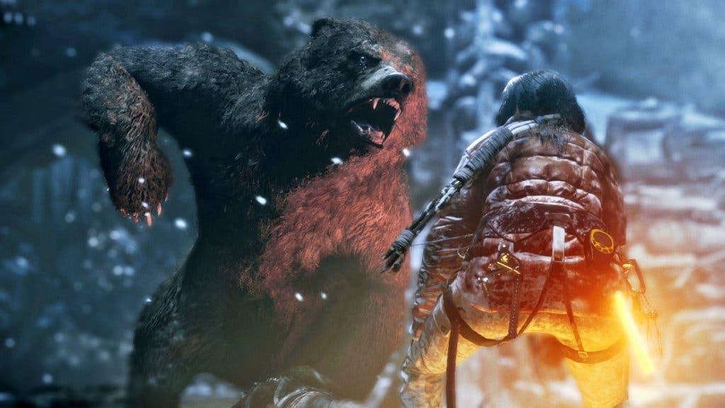 rise of the tomb raider bear