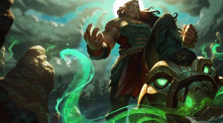 Imagen de Illaoi, La Sacerdotisa del Kraken, se asoma por la Grieta del Invocador