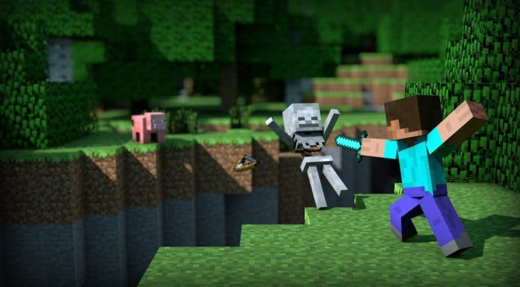 Imagen de Minecraft, camino de Samsung Gear VR