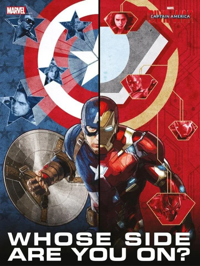 AreajugoNES Capitan America Civil War poster
