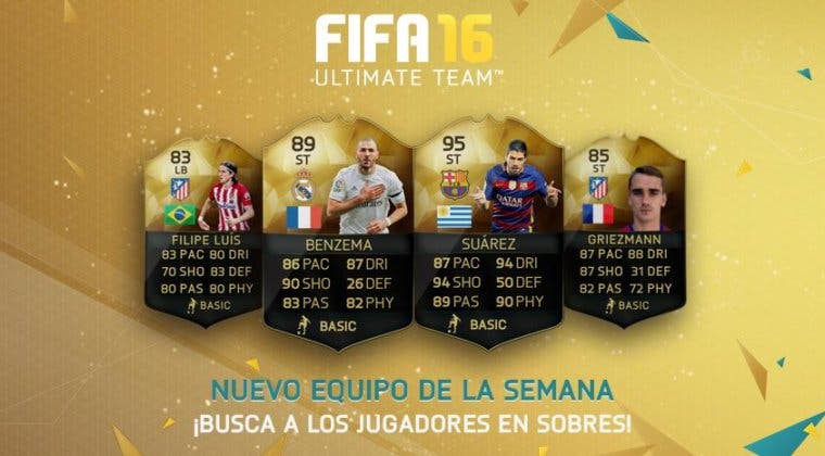 Imagen de Ya disponible El Equipo de la Semana 19 de FIFA 16 Ultimate Team