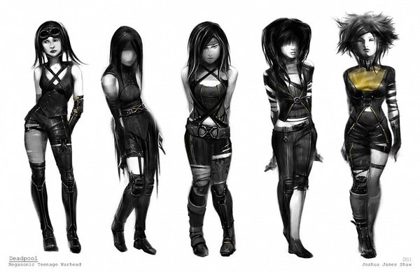 Areajugones Negasonic Deadpool diseño alternativo