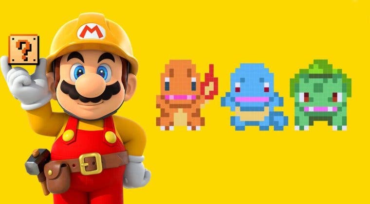 Imagen de Bulbasur, Squirtle y Charmander se estrenan en Super Mario Maker