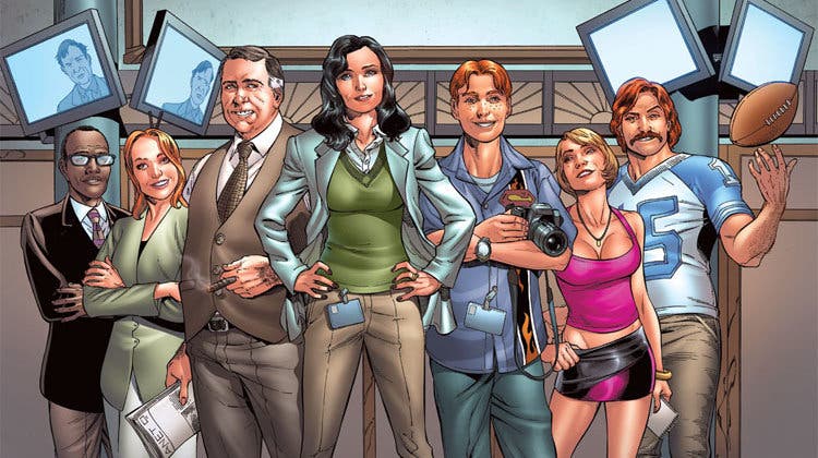 Imagen de Christina Kirk, Alan Tudyk y Danny Pudi fichan por Powerless