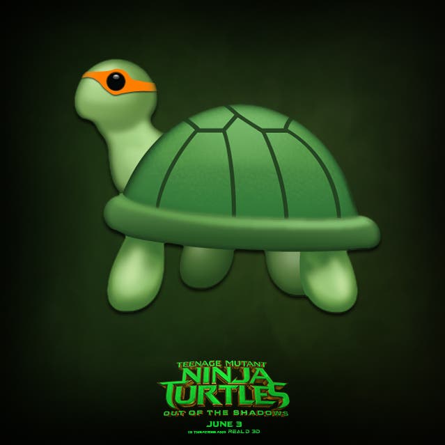 Areajugones Ninja Turtles Fuera de las Sombras poster emoji 4