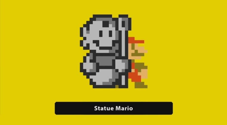 Imagen de Así es el nuevo nivel de Mario Estatua en Super Mario Maker