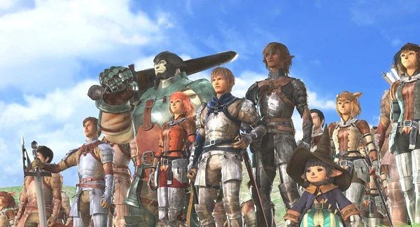 Imagen de Final Fantasy XI para móvil luce así