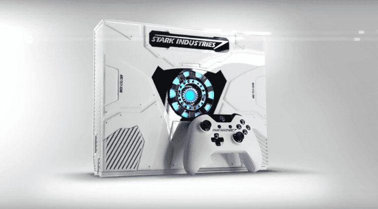 Imagen de Preciosa Xbox One para patrocinar la película Civil War