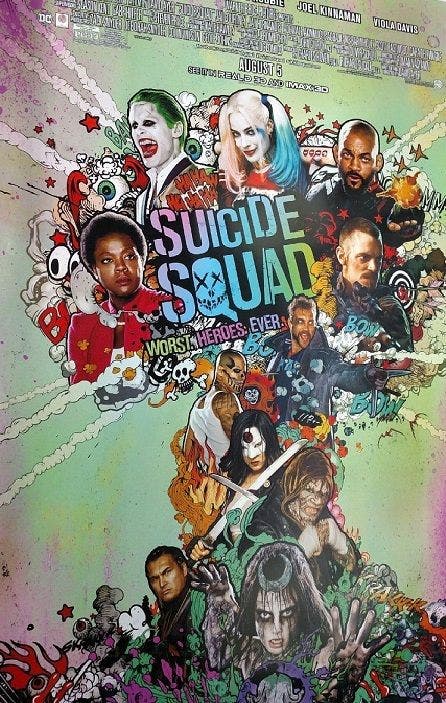 Areajugones Escuadron Suicida poster