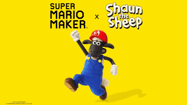 Imagen de La Oveja Shaun llega a Super Mario Maker