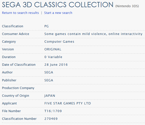 Sega-3D-Classics-Collection-Clasificación